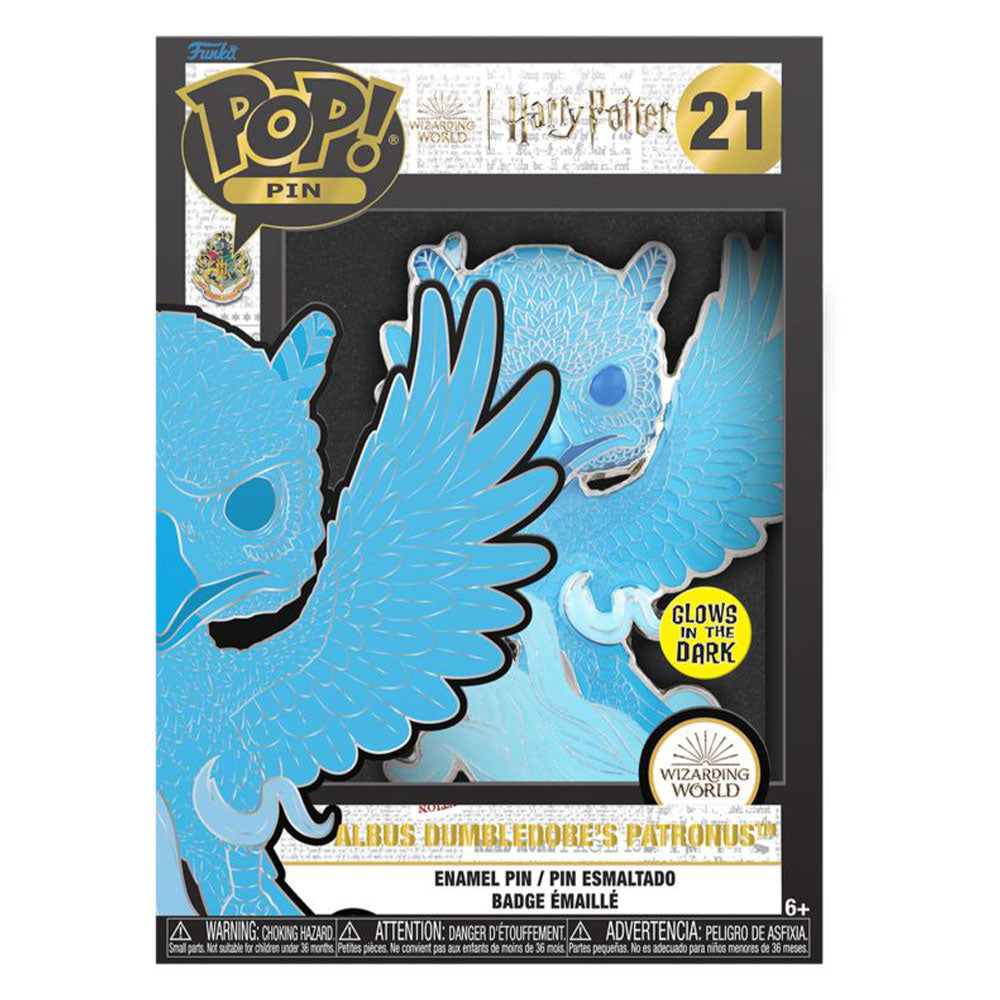 Patronus pop de Harry Potter Albus Dumbledore! Épingle en émail