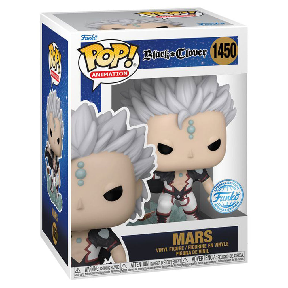 Black Clover Mars avec le livre US Exclusive Pop! Vinyle