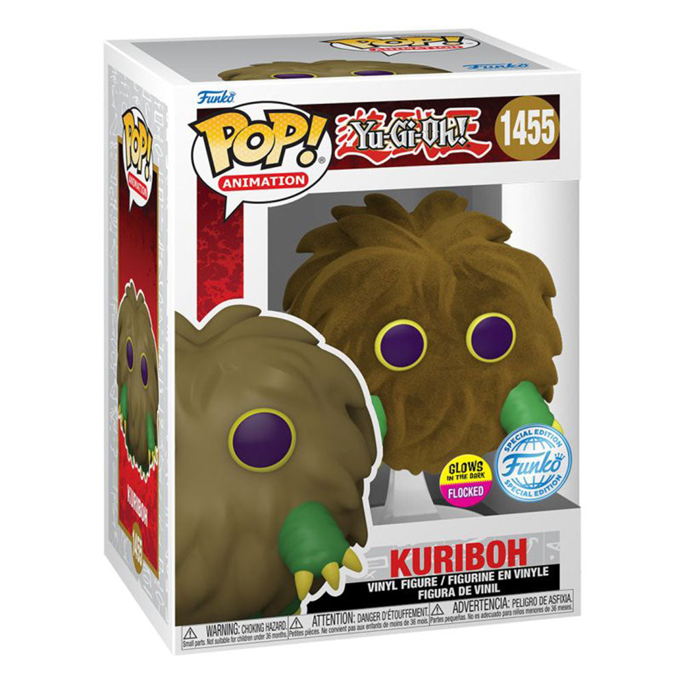 Yu-gi-oh! Kuriboh US Ecclusive Flockd Glow Pop! Vinyle