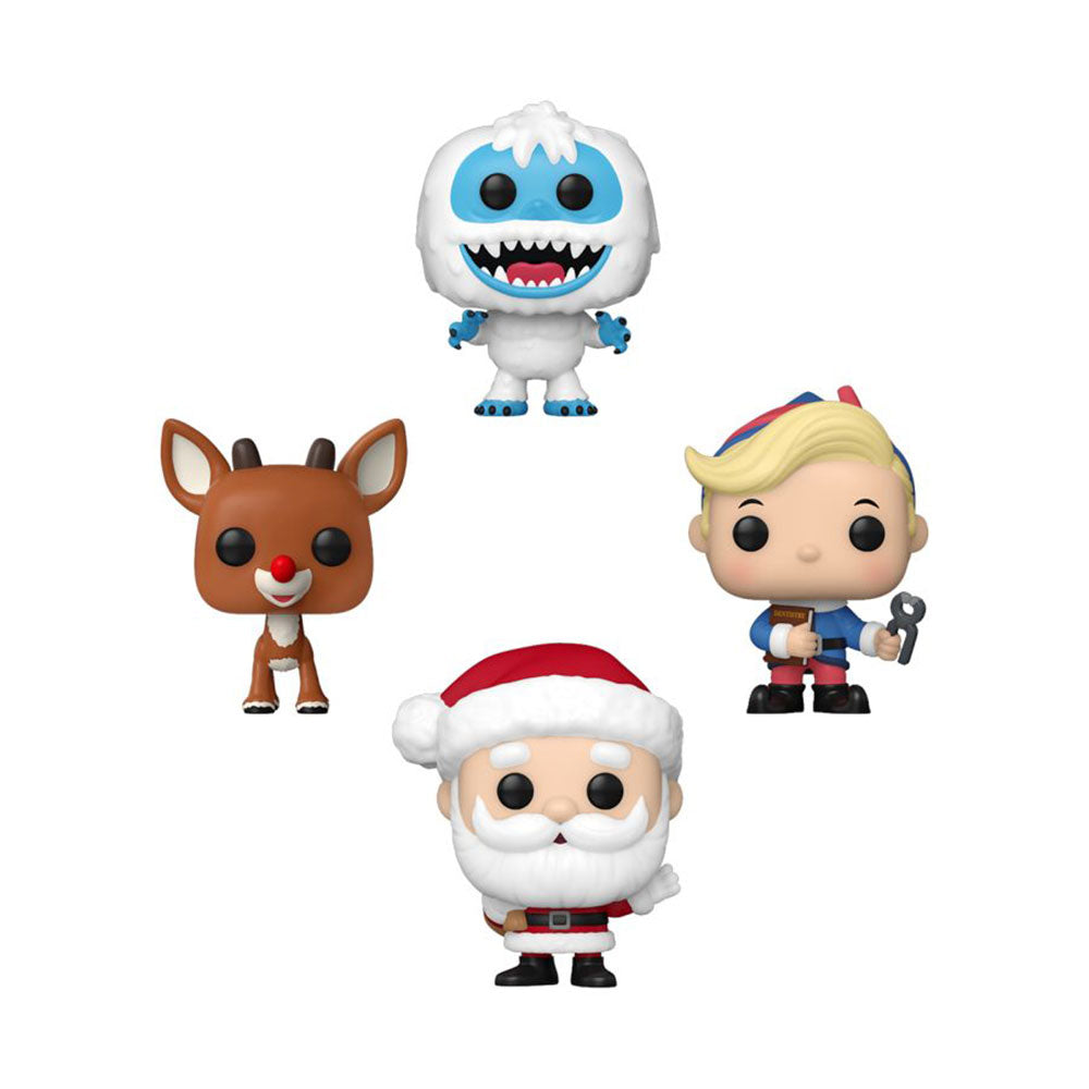 Rudolph Tree Holiday Us Exclusive Pocket Pop! Coffret à 4 packs