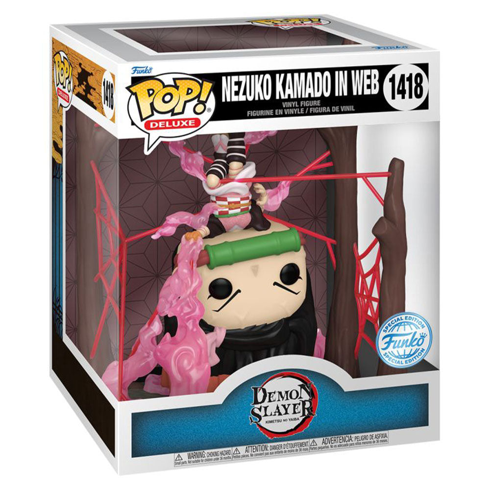 Demon Slayer Nezuko dans Web US Ecclusive Glow Pop! De luxe