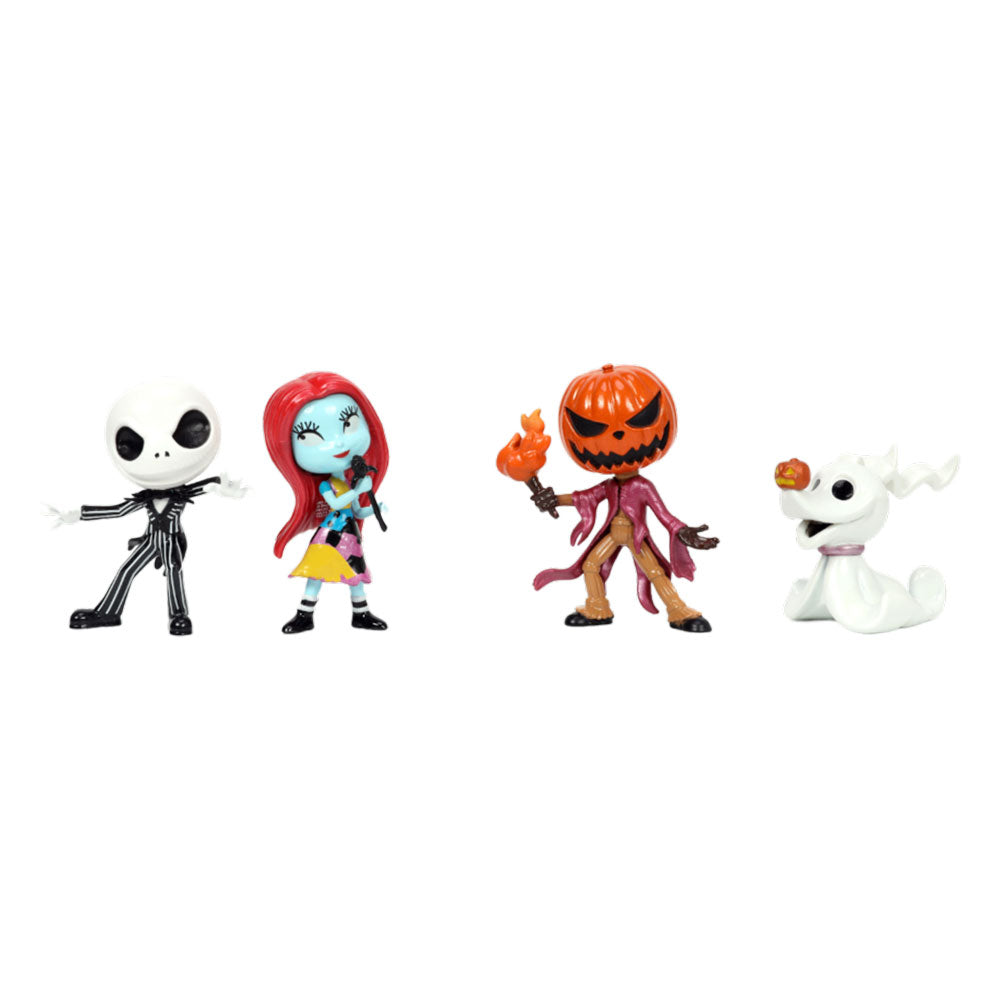 Le cauchemar avant Noël 2,5 "Diecast Metalfig 4-pack