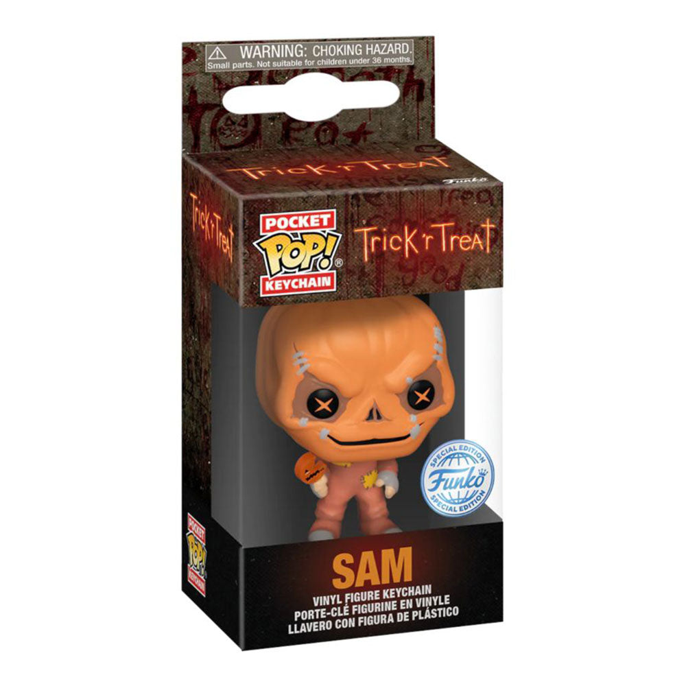Trick R Treat Sam démasqué US Exclusive Pop! Porte-clés