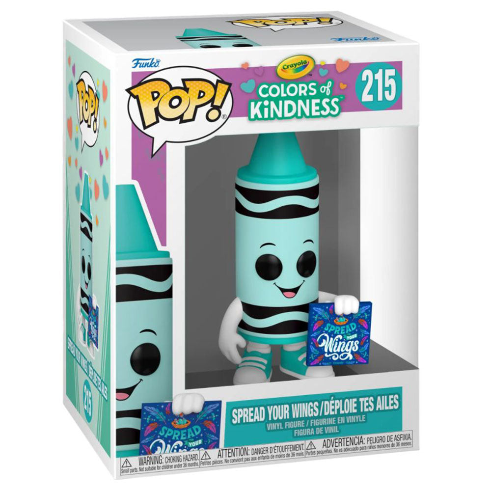 Crayola Teal Crayon Kindness Pop! Vinyle