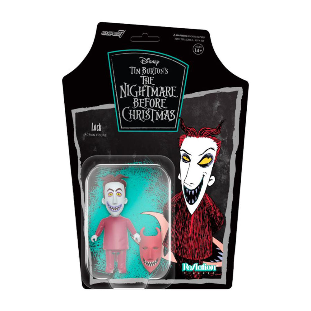 La réaction Nightmare Before Christmas Lock 3,75 "Figure