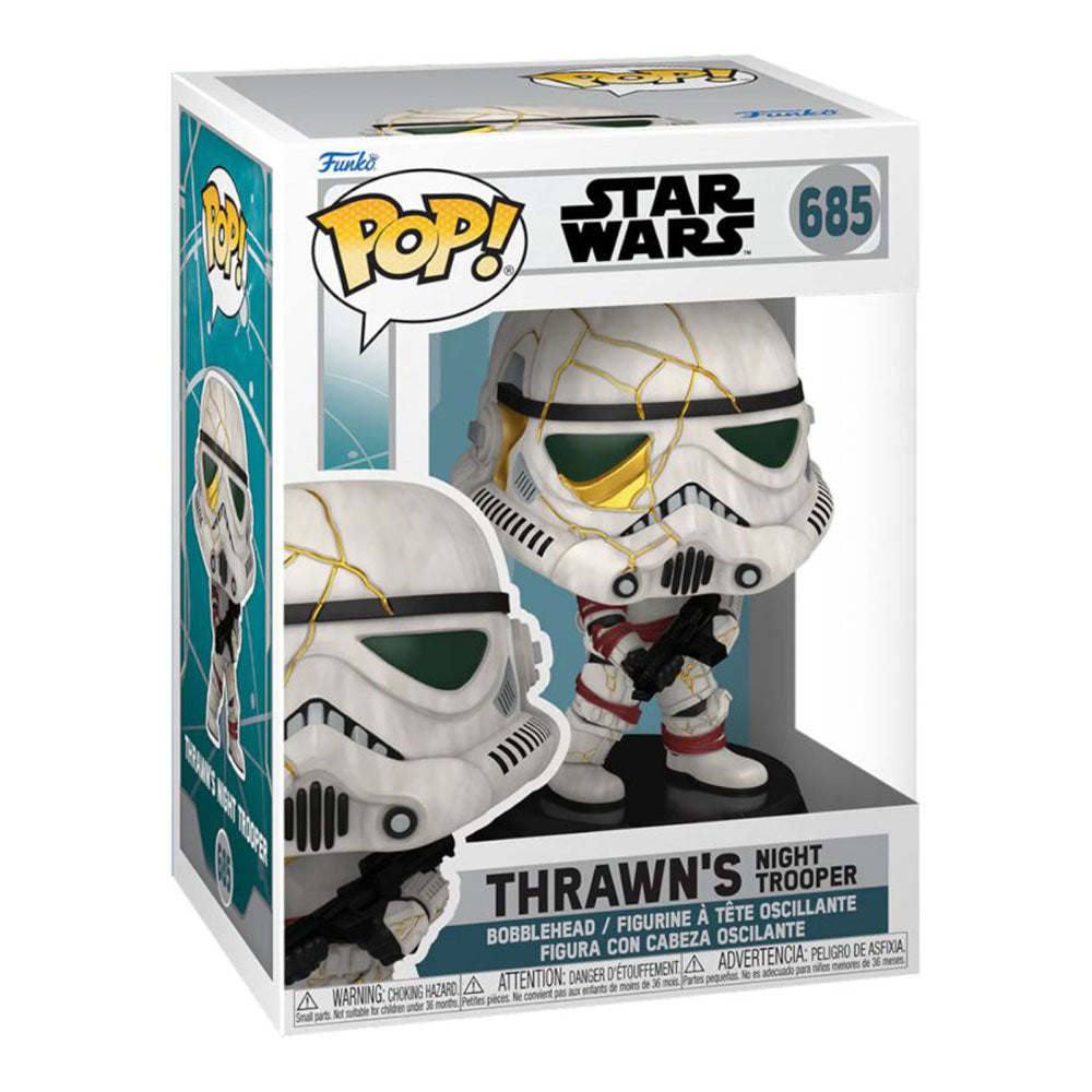 Ahsoka TV Thrawn's Night Trooper White / Gold Helmet Pop Vinyl