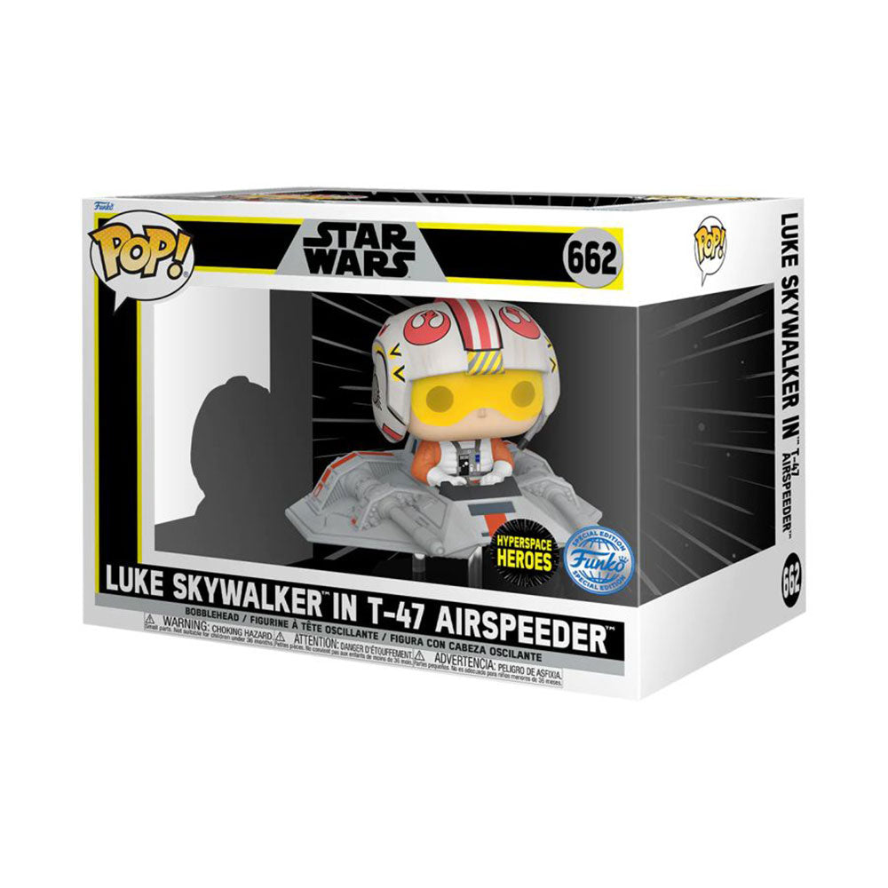 Star Wars Luke dans T-47 AirSpeeder Us Exclusive Pop! Monter