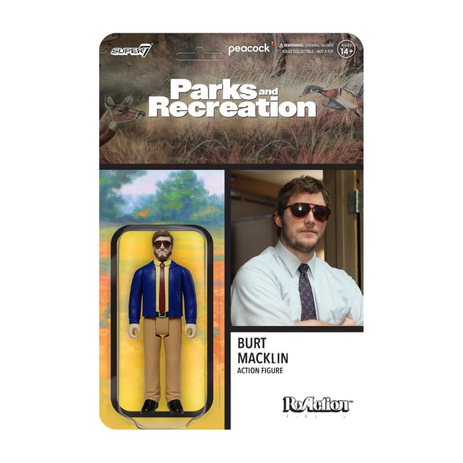 Andy Dwyer comme Burt Macklin Reaction 3,75 "Figure