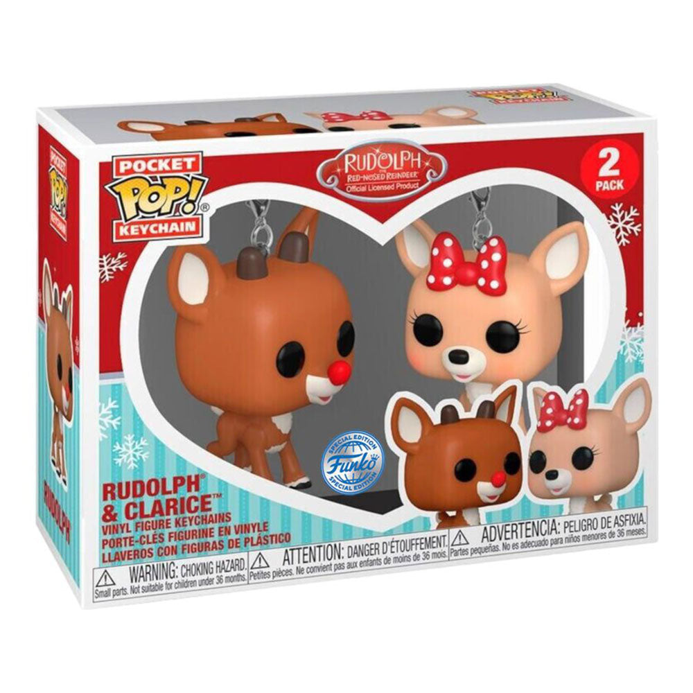 Rudolph & Clarice US Pop exclusif! Porte-clés 2