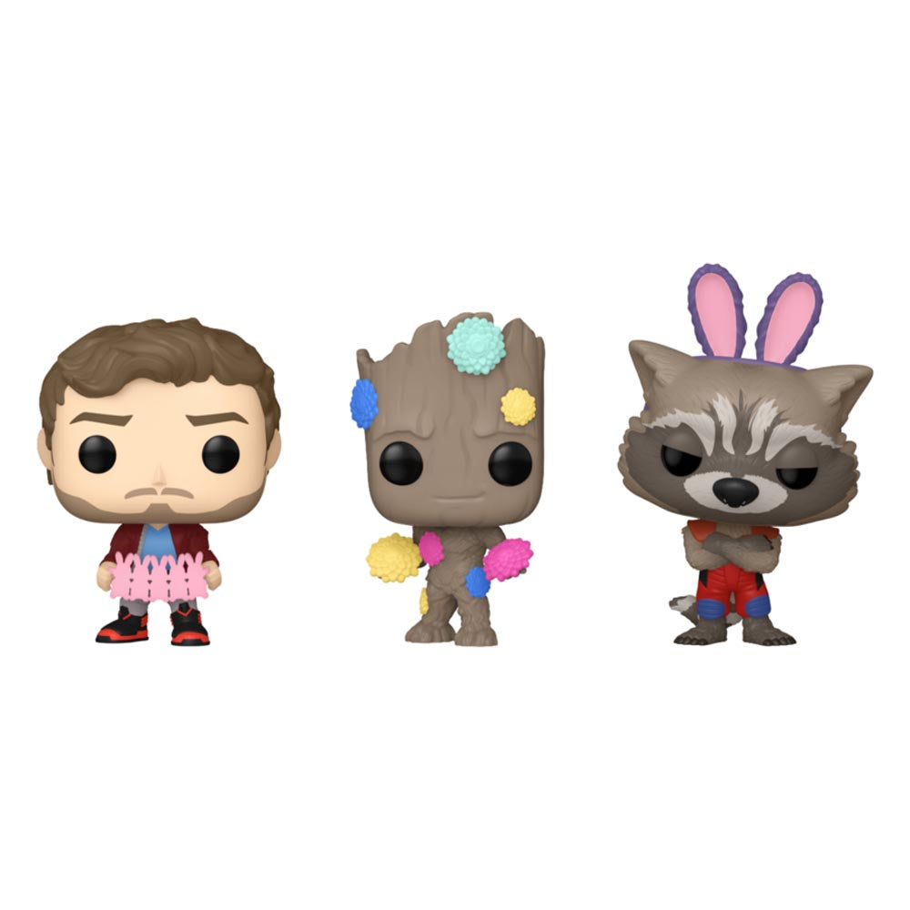 Star-Lord, Groot et Rocket Carrot Pocket Pop! 3pk
