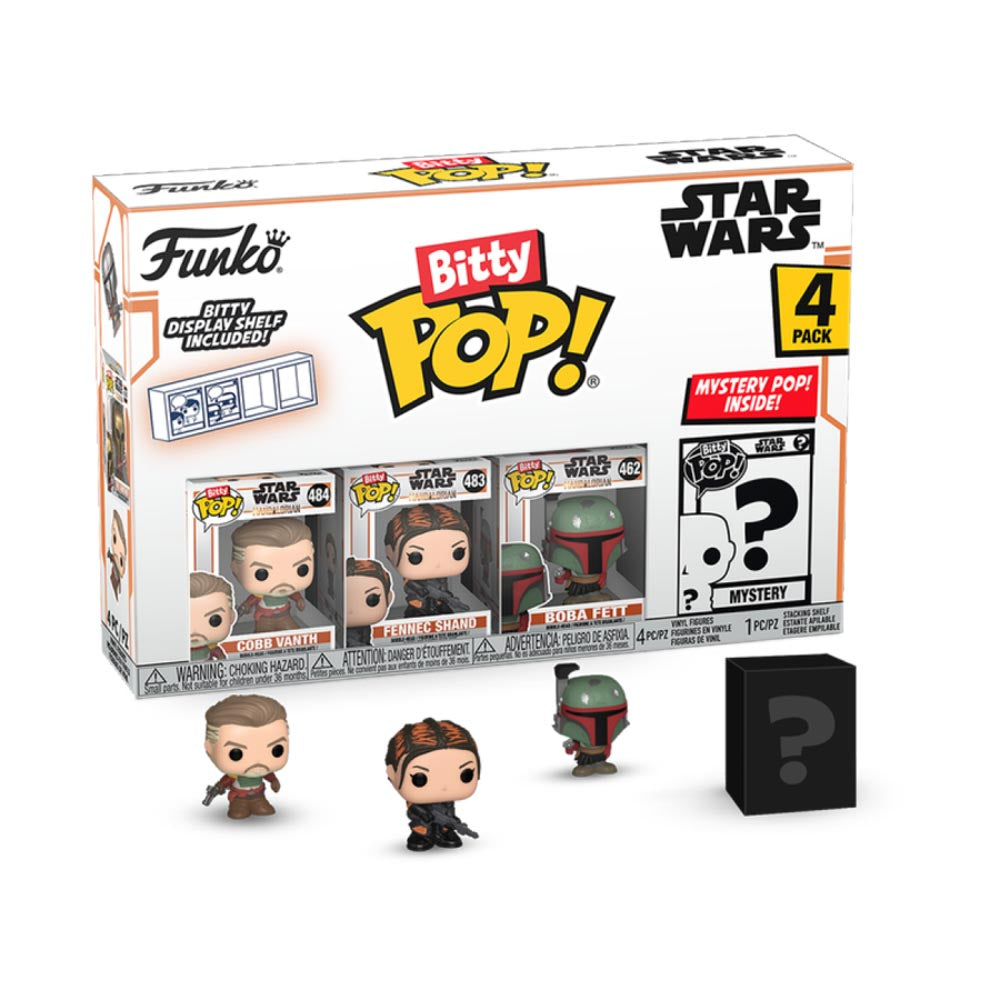 Star Wars: Le Mandalorian Cobb Vanth Bitty Pop! Pack de 4