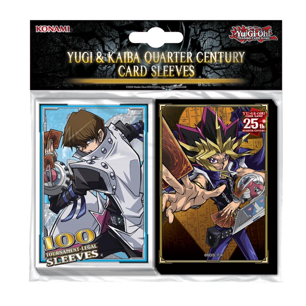Yu-gi-oh! Slevés de carte Yugi & Kaiba Quarter Century