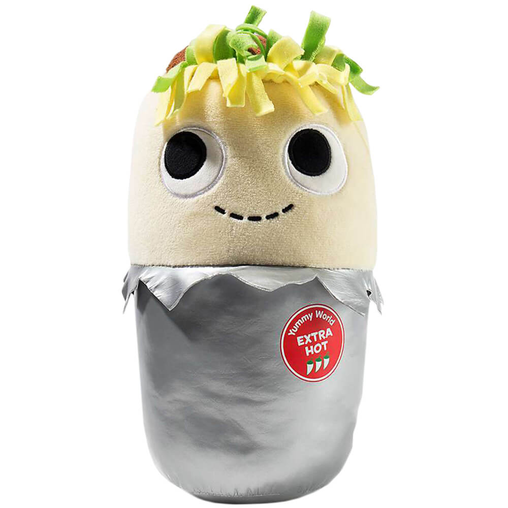 Délicieux monde burt burrito moyen peluche