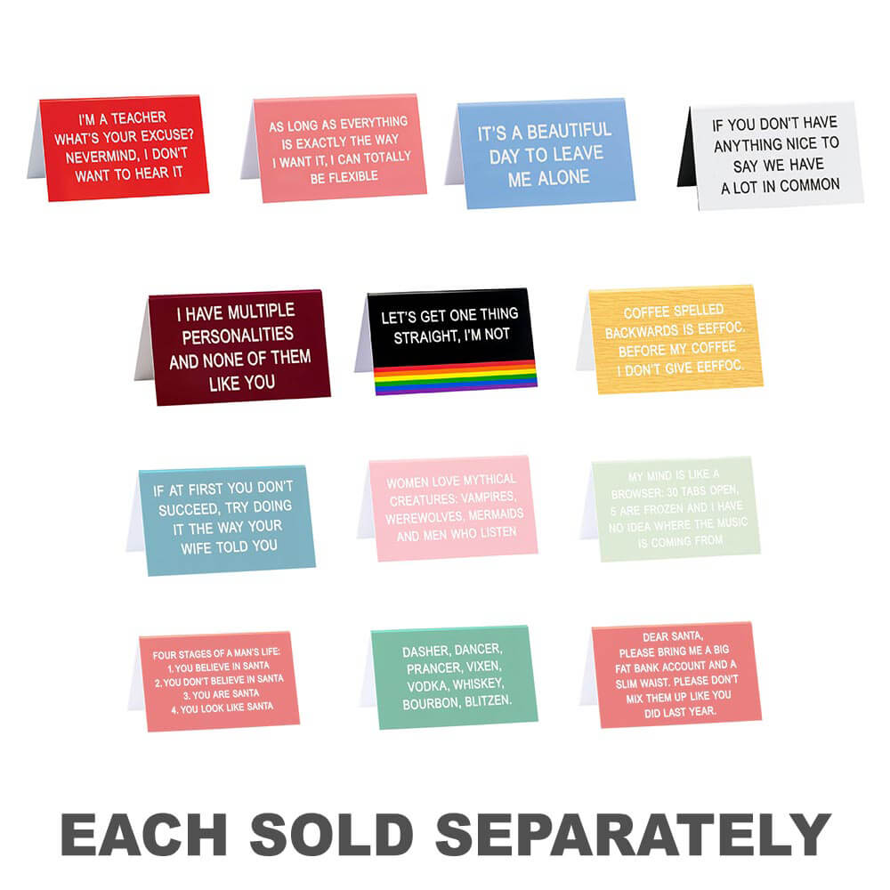 Dites quel signe de bureau grand