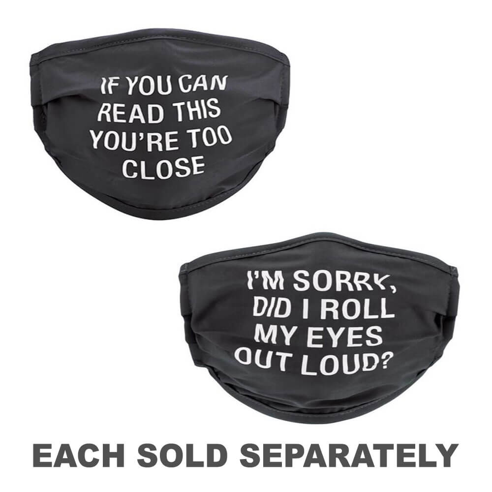 Dites quel masque facial (noir)