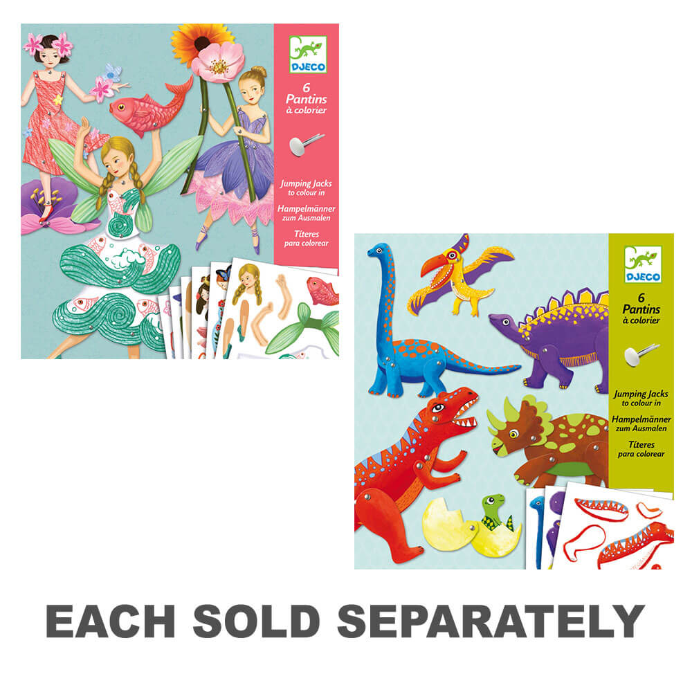 Kit d'apprentissage de marionnettes en papier djeco