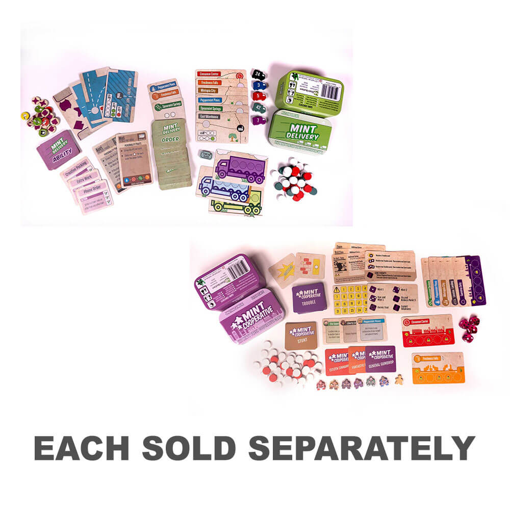 Jeu de société à la menthe