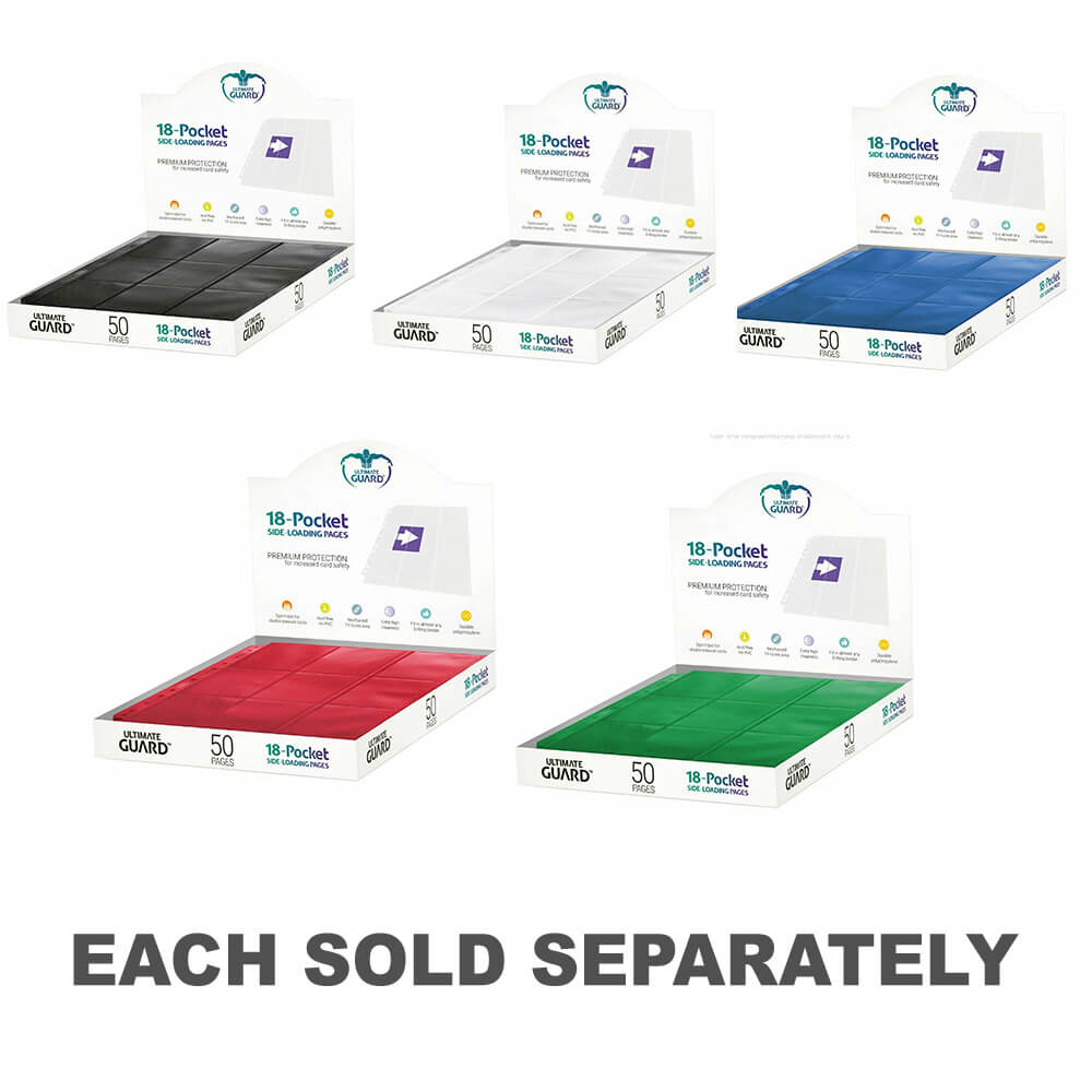 Ultimate Guard 18 Pocket Side Chargement 50 pages