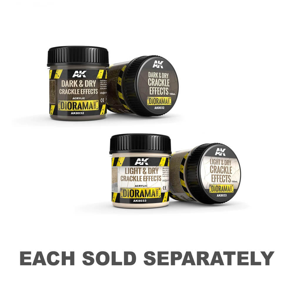 AK Interactive Dioramas Effects craquelins secs 100 ml
