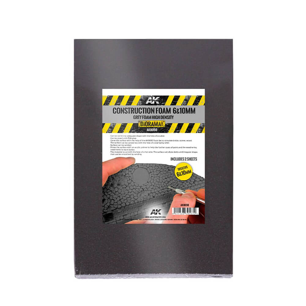 AK Construction Mousse 10 mm (bleu)