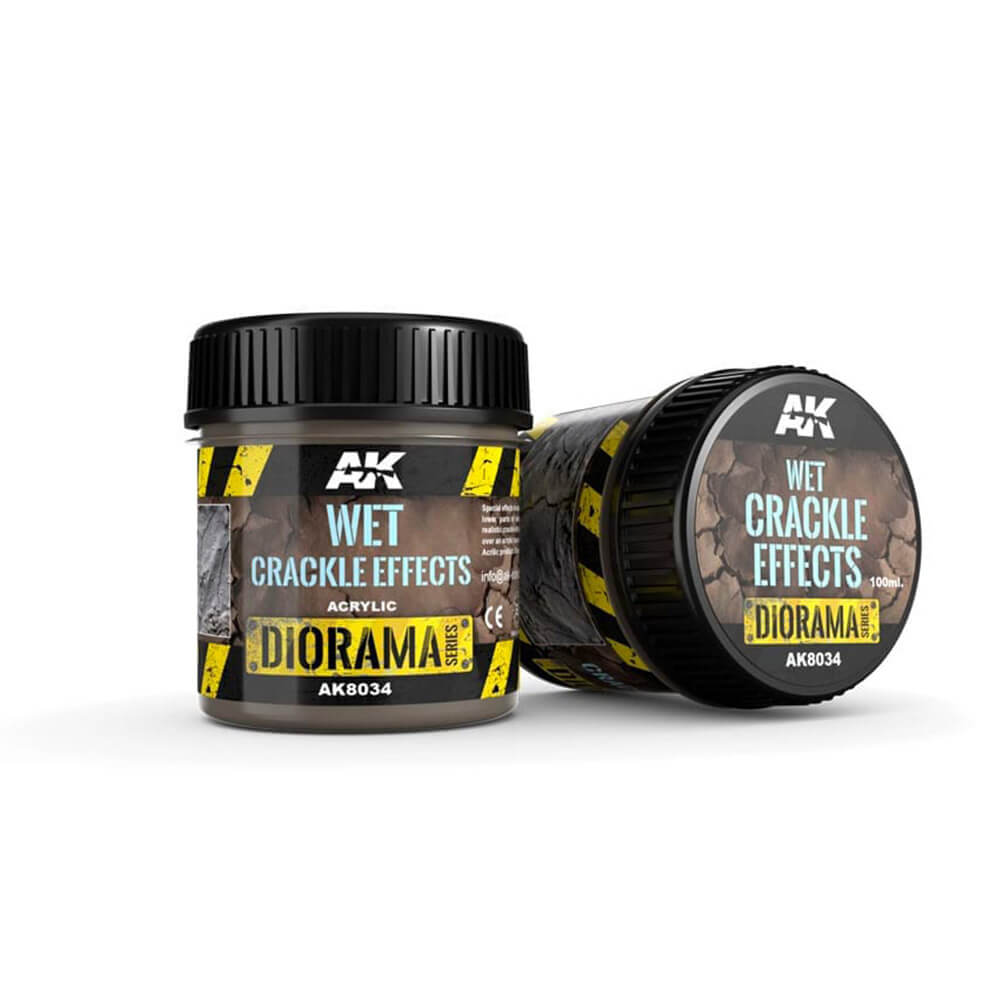 AK Interactive Dioramas Wet Crackle Effets 100 ml