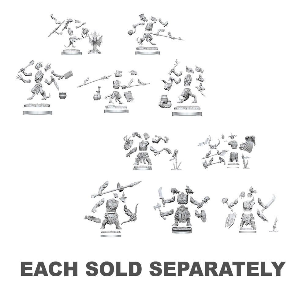 Kit de modèle miniature D&D Frameworks 7pcs