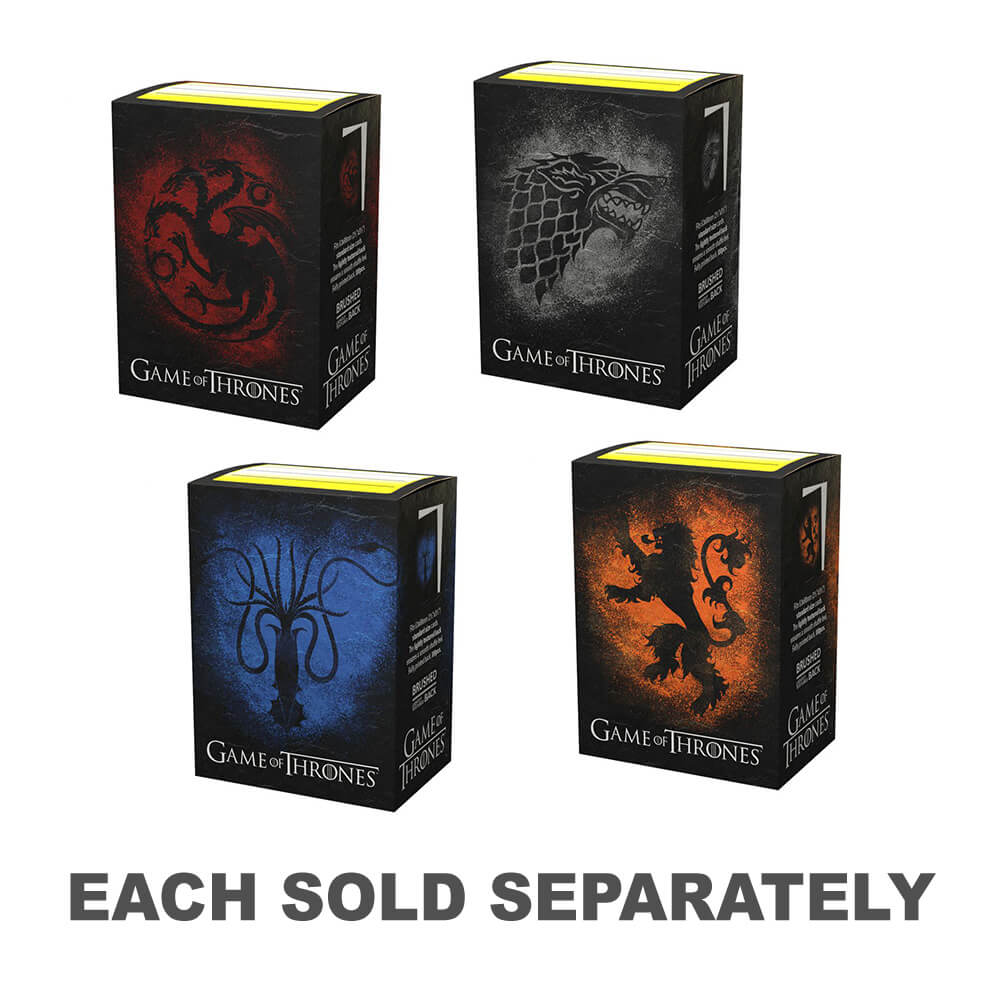 Dragon Shield a obtenu des manches d'art brossées 100pcs