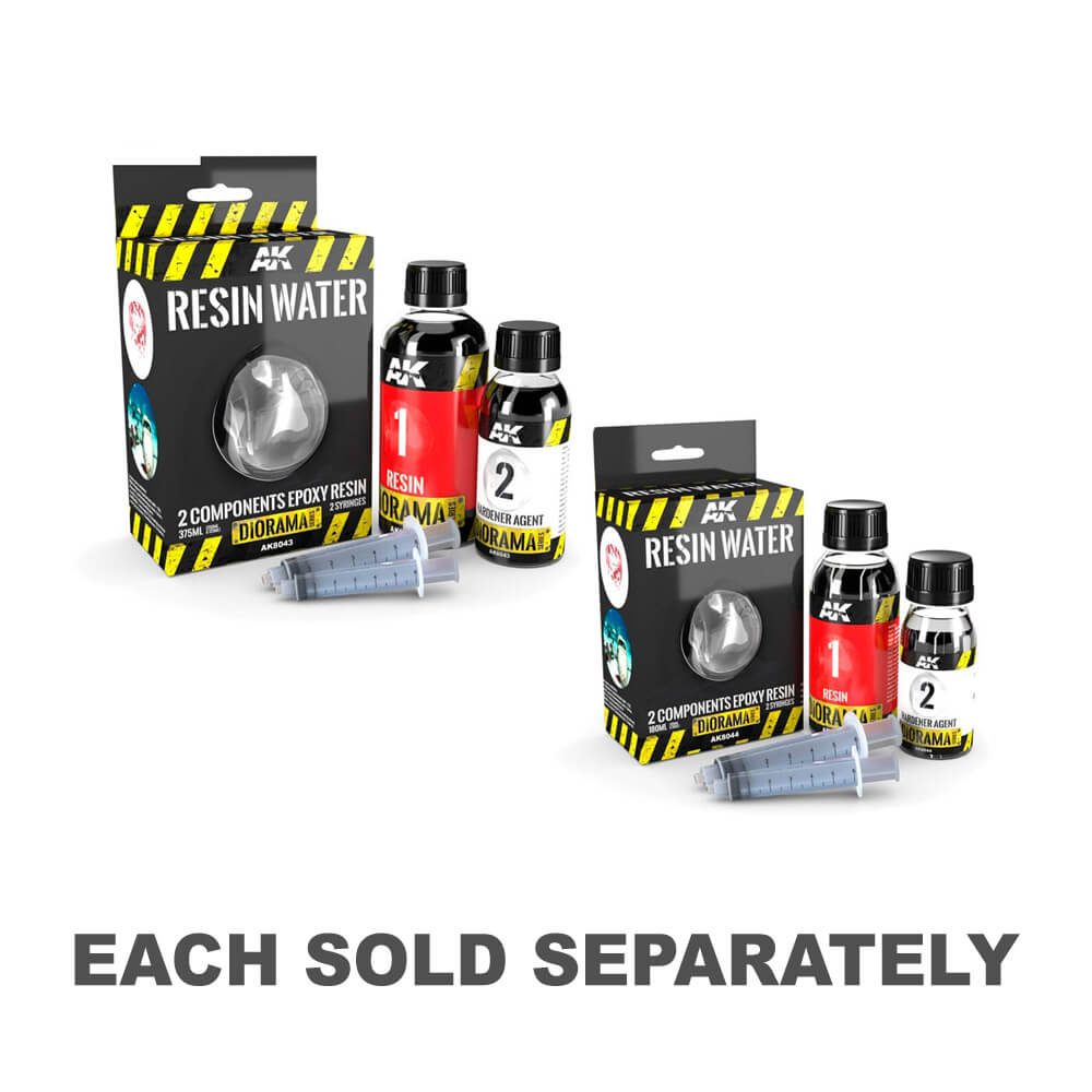 AK Interactive Dioramas Resin Water 2 Comp. Époxy