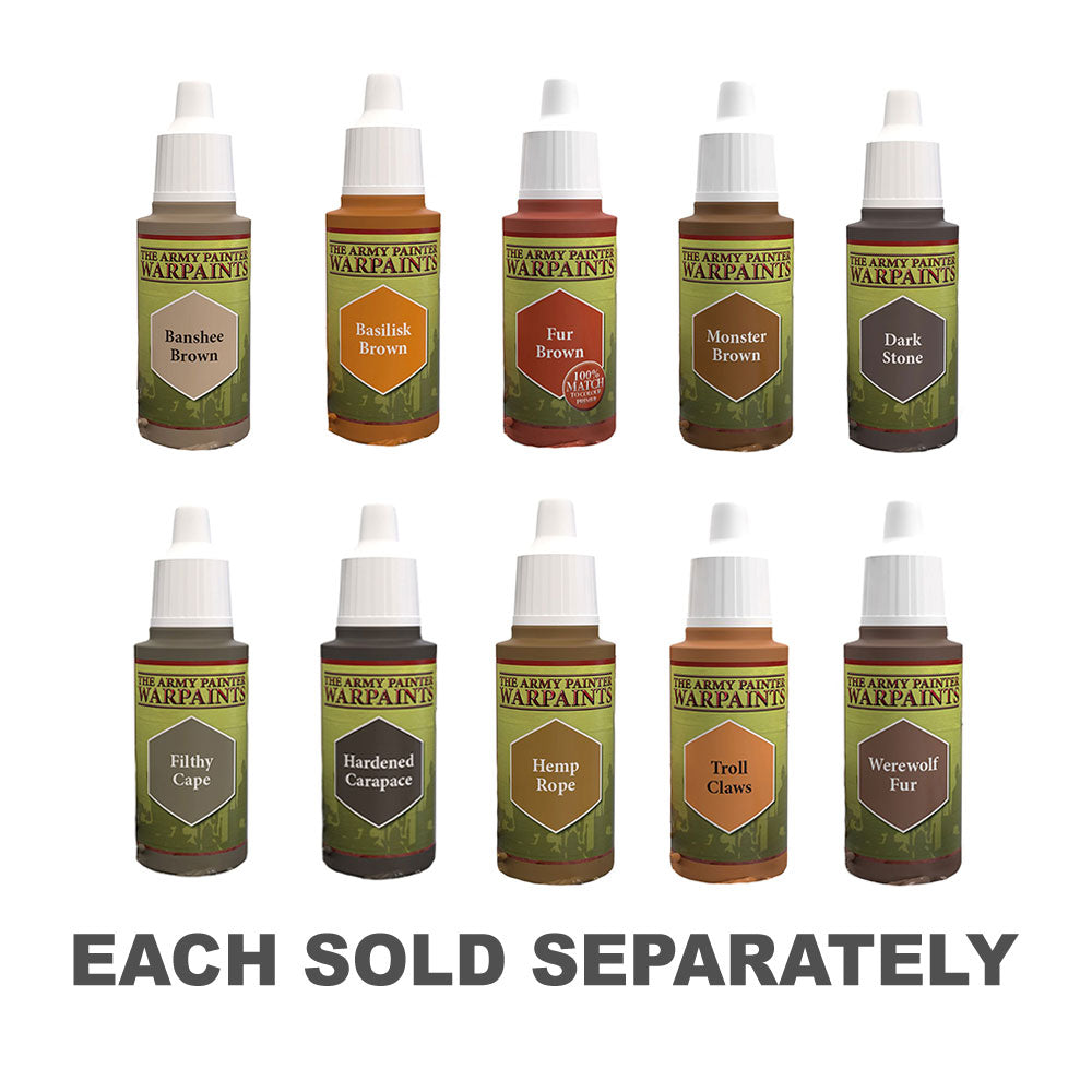 Warpaints de peintre de l'armée 18 ml (marron)