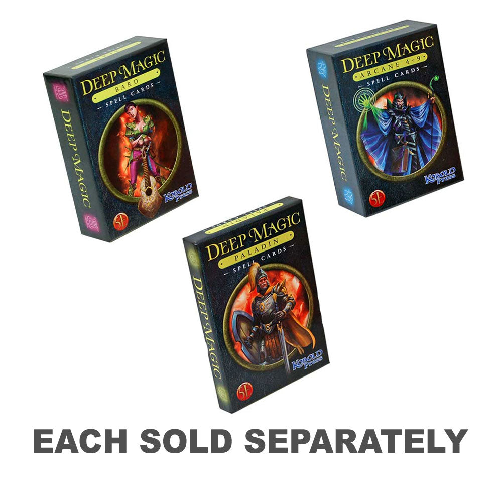 Kobold Appuyez sur les cartes de sorts de magie profonde