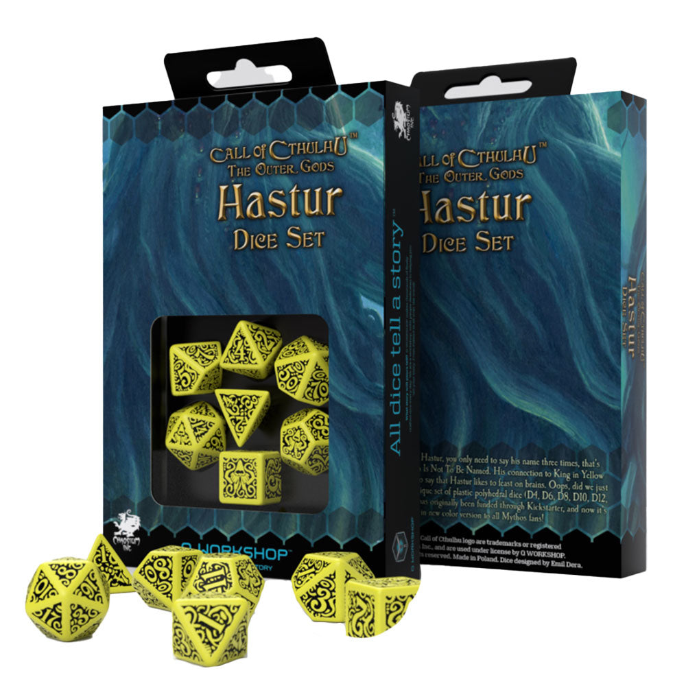 Appel de Cthulhu les dieux extérieurs Hastur Dice Set 7pcs