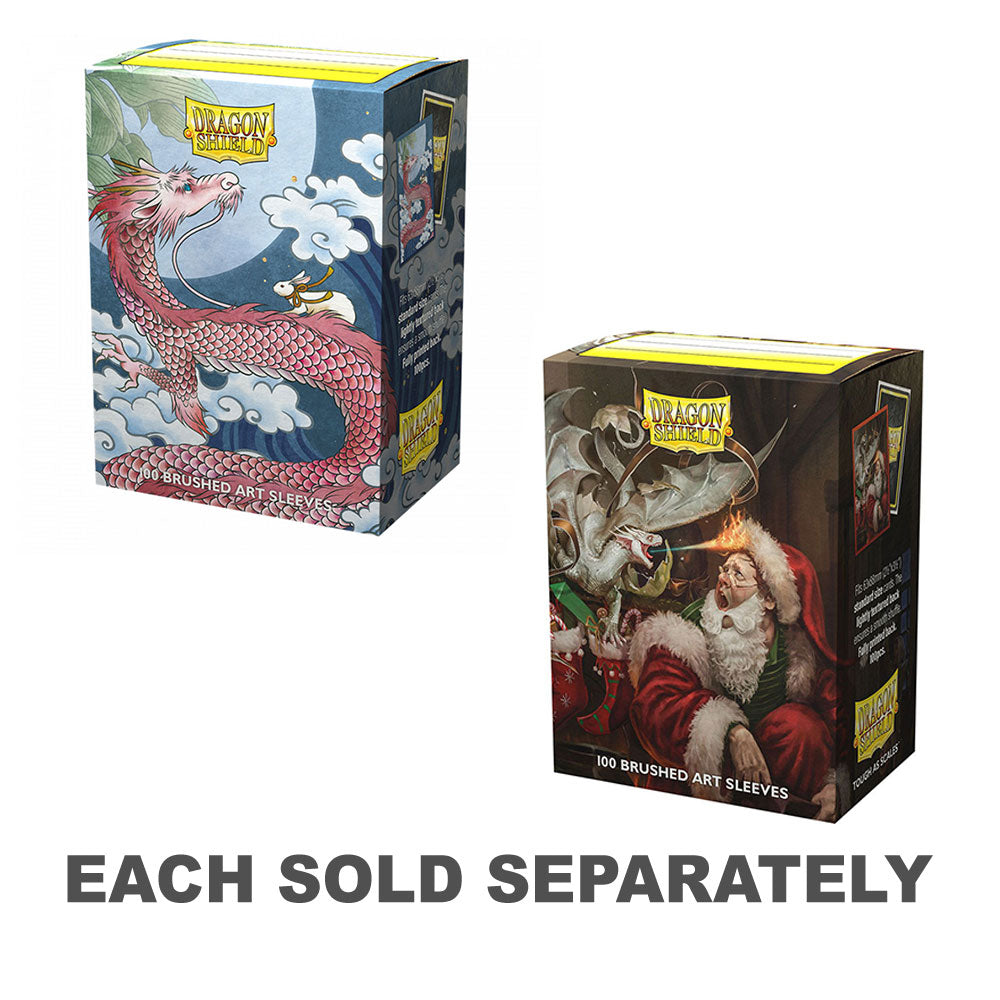 Boîte de manches d'art brossé Shield Dragon