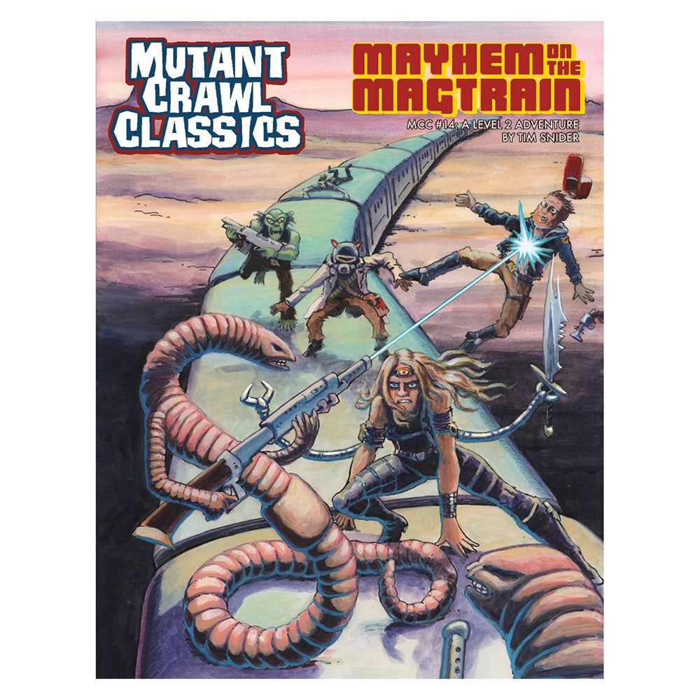 Mutant Crawl Classic 14 Mayhem sur le Magtrain RPG