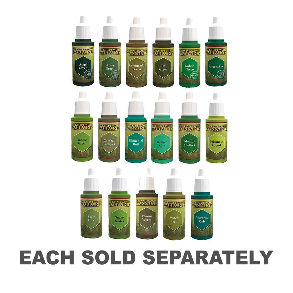 Warpaints de peintre de l'armée 18 ml (vert)