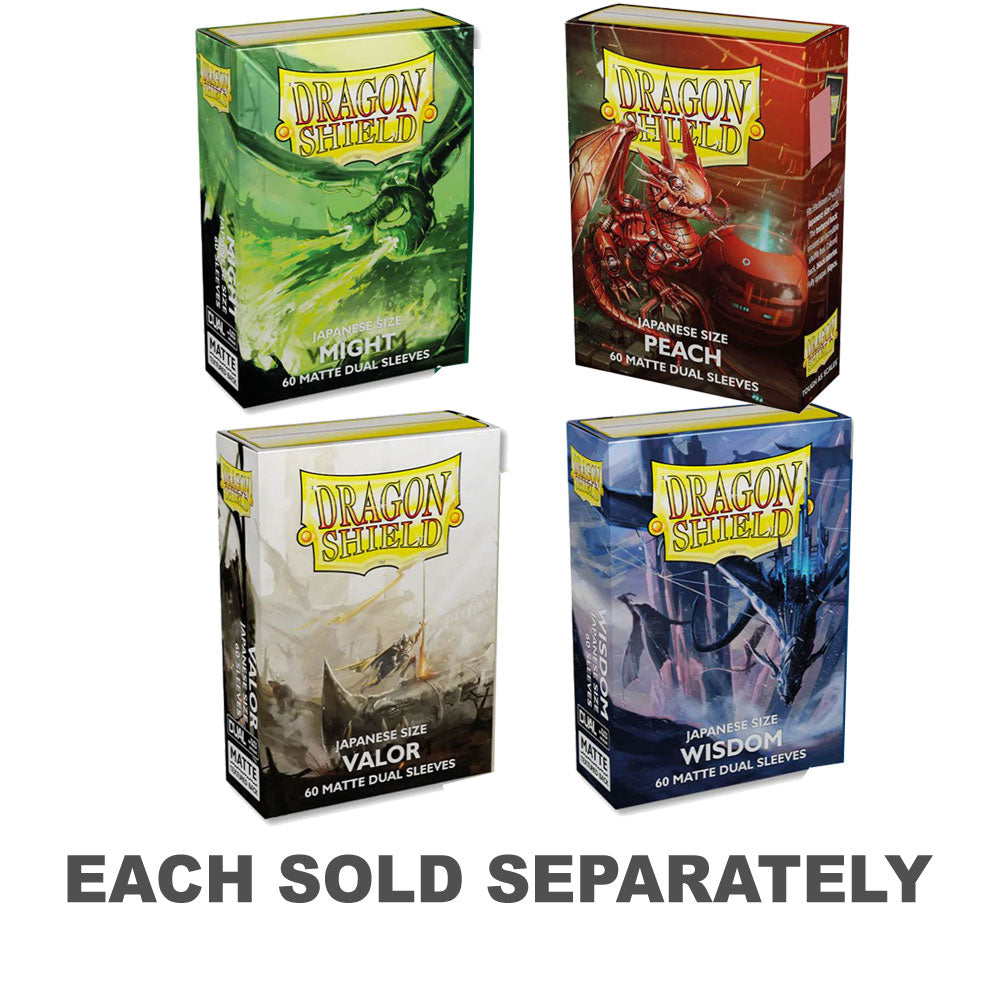 Dragon bouclier japonais mat à double manche 60pc