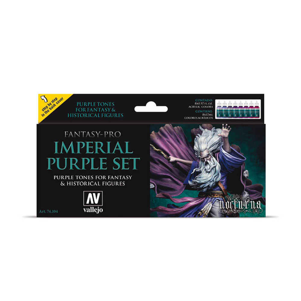 Jeu de jeu Vallejo Couleur Imperial Purple