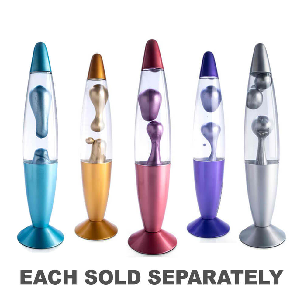 Lampe de mouvement du magma métallique