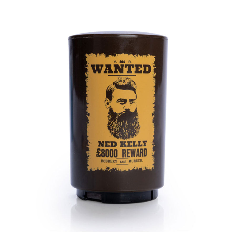 Ned Kelly Push Down Bottle Overner