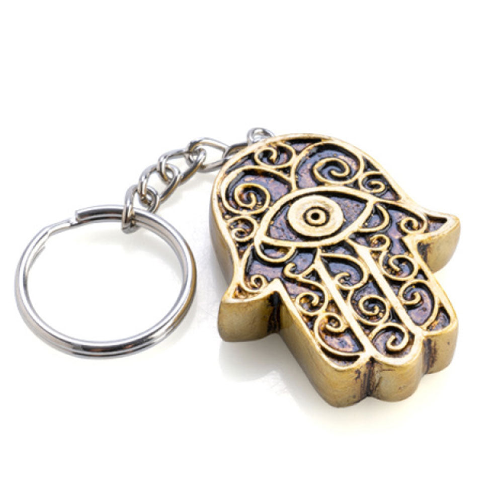Bénédictions chanceuses Hamsa Keychain
