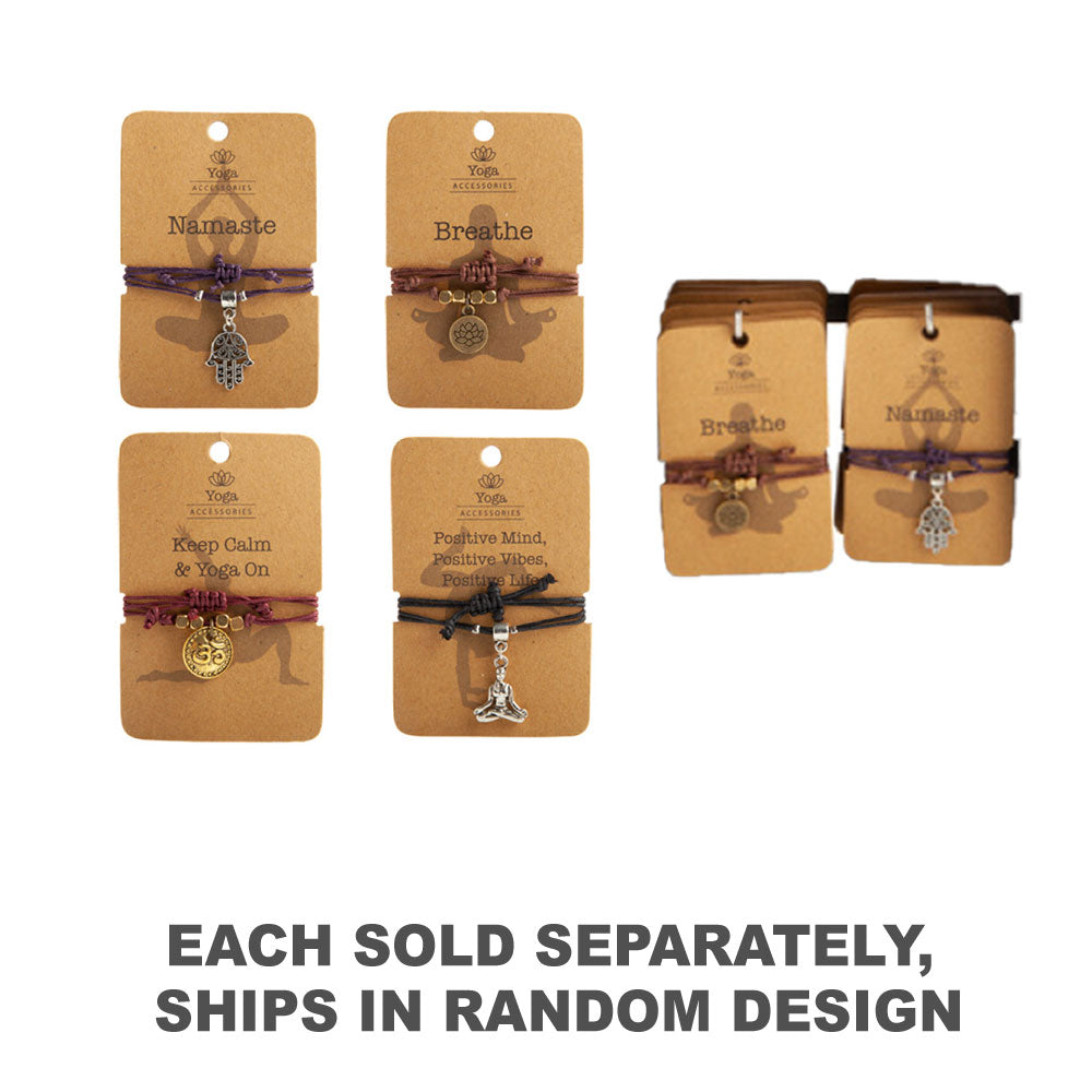 Bracelet de charme de yoga (1pc style aléatoire)
