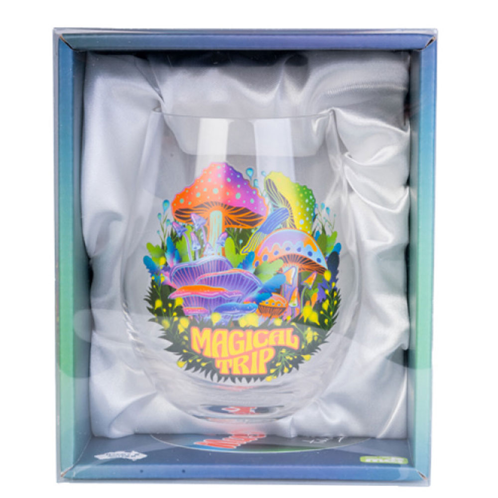 Verre de vin sans stime aux champignons