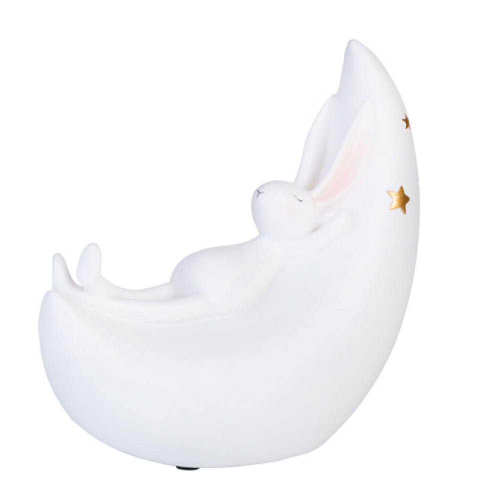 Lampe de table de lapin lune