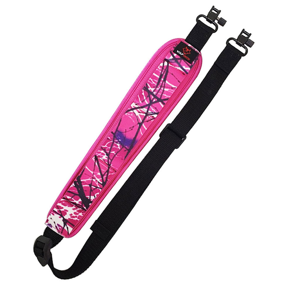 Wolf Creek Camo Comfort Stretch Gun Sling avec Swivels (rose)