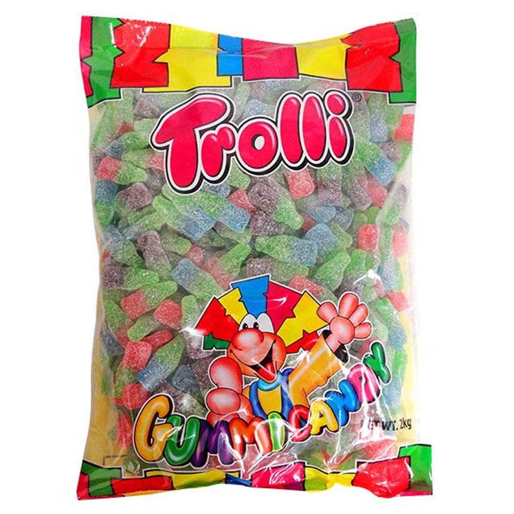 Bouteilles de soda trolli 2kg