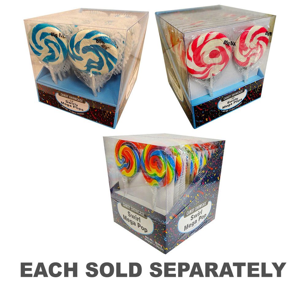 Candy vitrine Mega Swirl Lollipops
