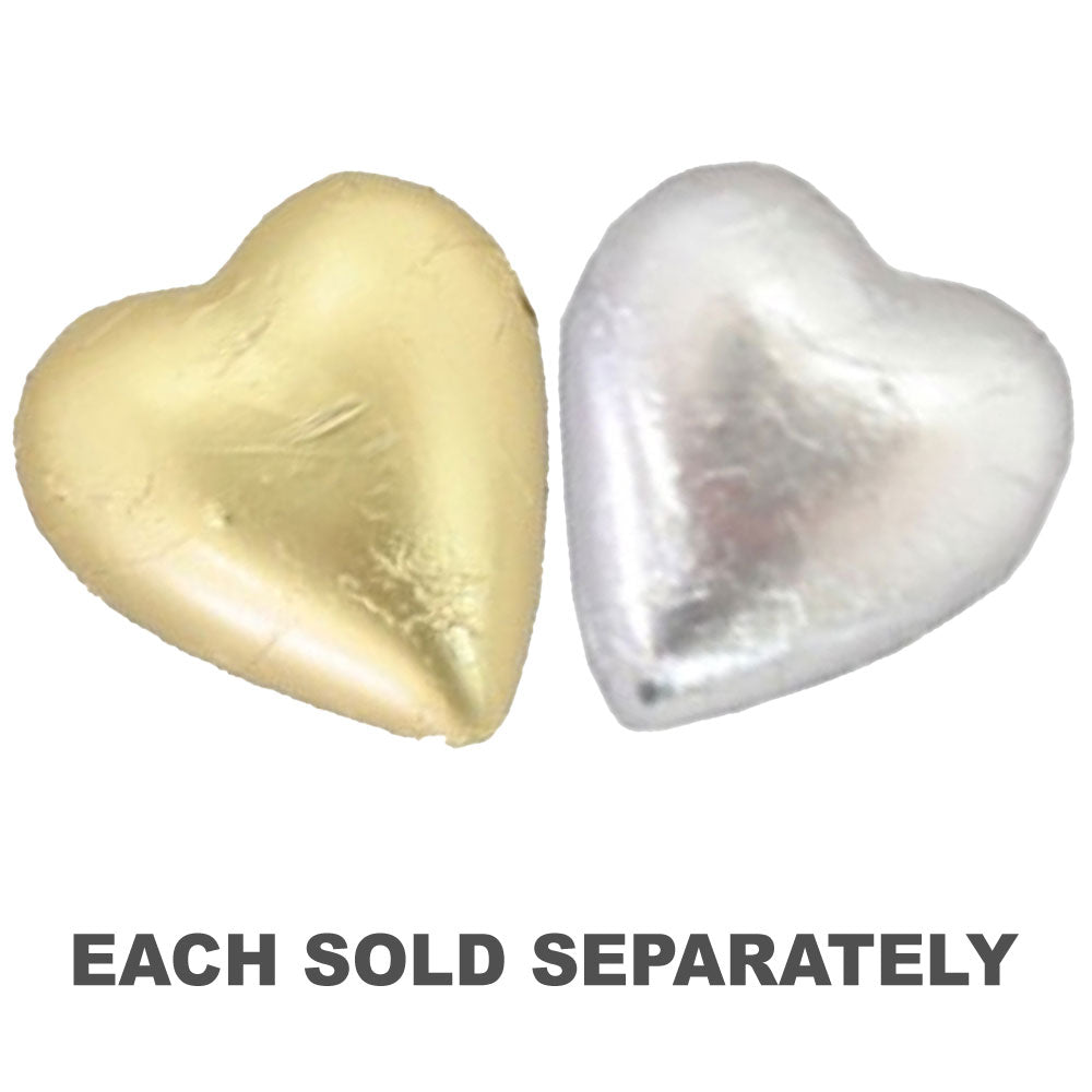 Coeurs de chocolat au lait mat belge