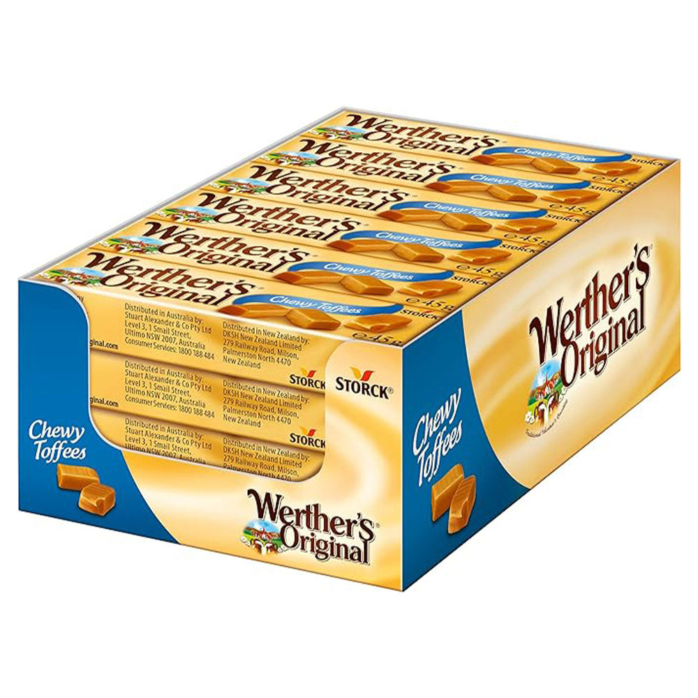 Werthers Original Chewy Caramel Toffee (24x45G)