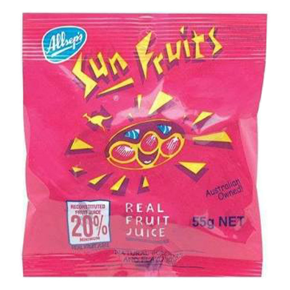 Sac allseps de fruits de Sun 55g (21 sacs)