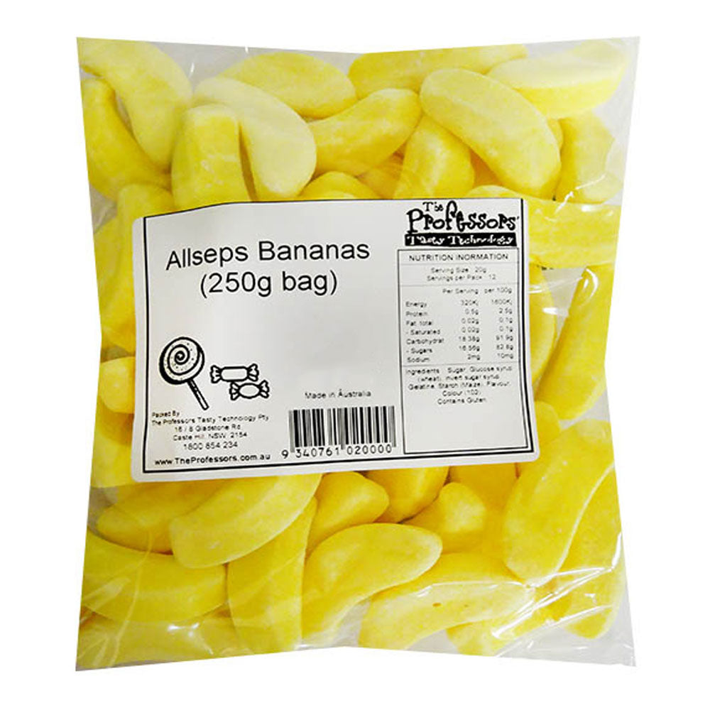 Bananes en vrac Allseps 250g (12 sacs)