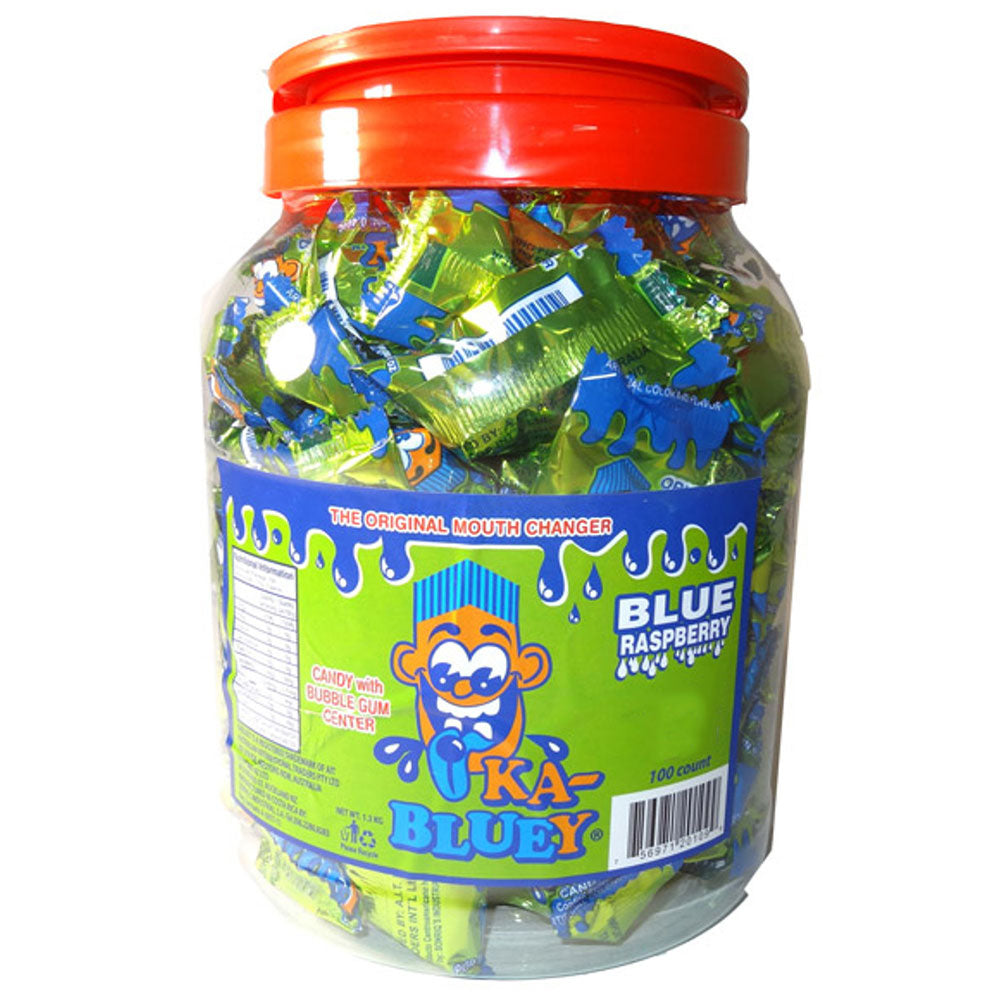Candy Ka-Bluey avec centres de gomme à bulles 100pcs